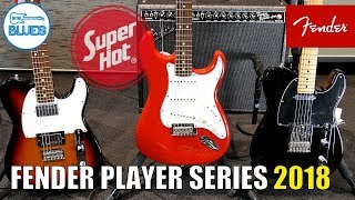 Video thumbnail for 2018 Fender Player Series Electric Guitars Strats & Tele's First Impressions by intheblues