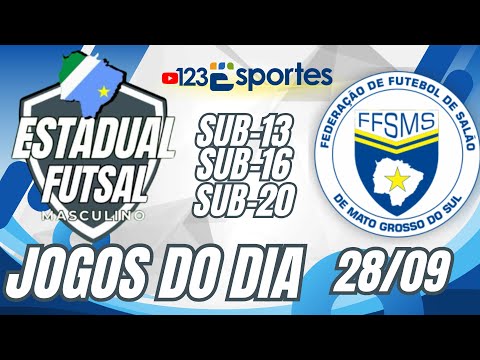 FFSMS CAMPEONATO ESTADUAL  SUB 13 / SUB 16 / SUB 20 - JOGOS DIA  [28/09/2025]