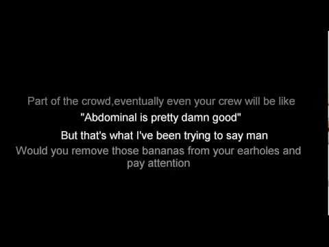 Abdomnial ft. Dj format - Vicious Battle Raps lyrics