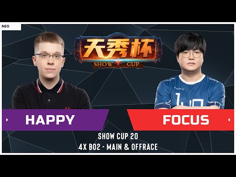 WC3 - Show Cup #20 - [UD / RDM] Happy vs. FoCuS [ORC/NE]