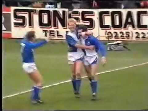 Bristol Rovers v Wigan Athletic, Twerton Park, March 1990