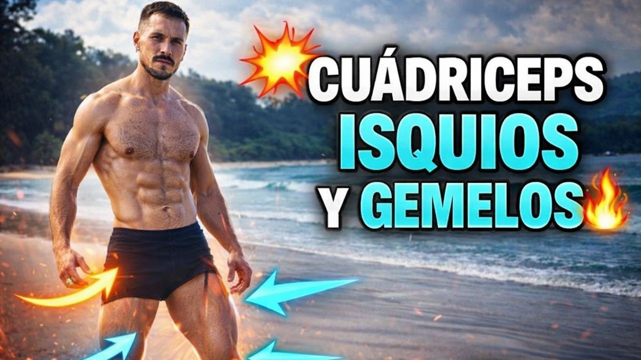 💥 CUÁDRICEPS ISQUIOS Y GEMELOS 🔥