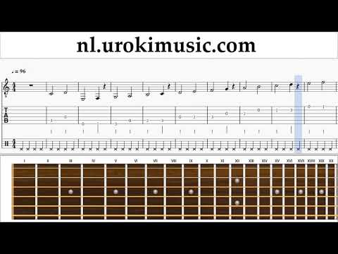 Gitaar Leren Spelen Luis Fonsi, Demi Lovato - Échame La Culpa Tablatura Deel#1 oefeningen um-ih799