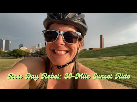 Rest Day Rebel: 30-Mile Sunset Ride | Cycling Training, Garmin Tips, Endurance Mindset
