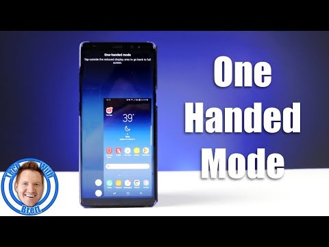 One-Handed Mode on Galaxy Note 8, S8, S8+