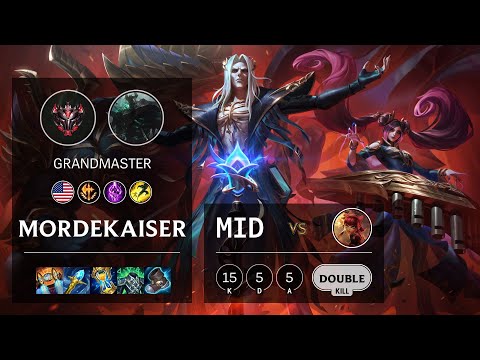Mordekaiser Mid vs Annie - NA Grandmaster Patch 11.18