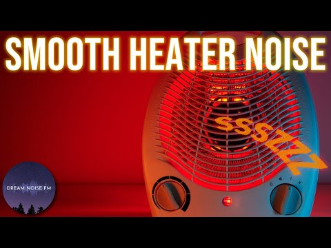 RELAX AND SLEEP FAST - SMOOTHED FAN HEATER SOUND | BLACK SCREEN - 10 HOURS