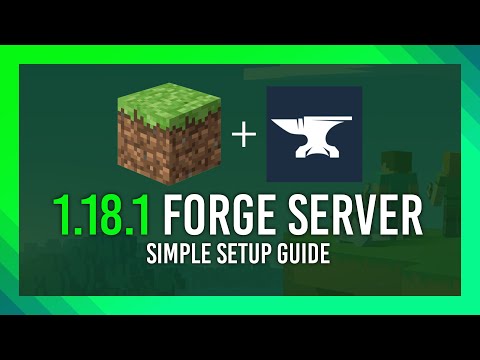 How to: Set up a 1.18.1+ Forge Minecraft server | High Performance | 1.18+