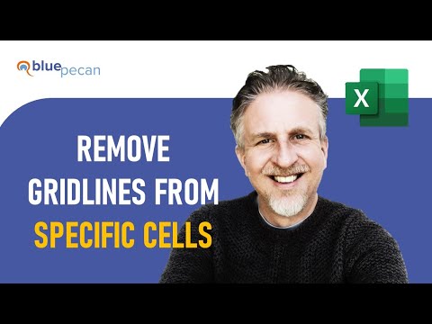 How to Remove Gridlines from Specific Cells in Excel | Remove Gridlines from Selected Cells in Excel