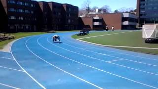 preview picture of video 'Ben Brown Flying 150m sprint 2 7/05/13'