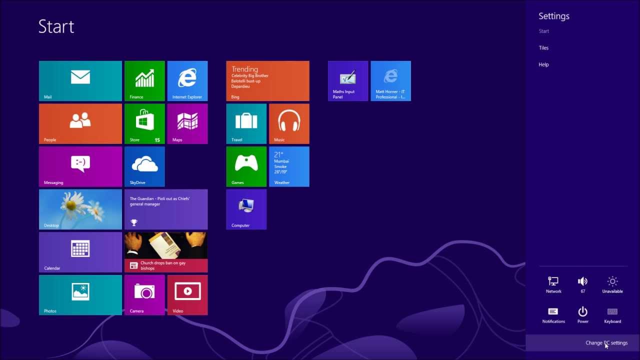 Guide to : Windows 8 Start Screen (Metro UI) & Personalisation [HD][How To] 2023