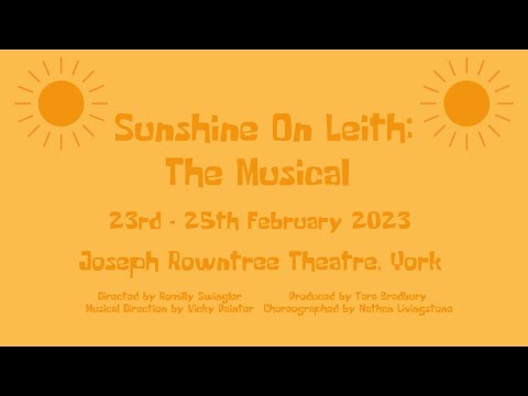 Sunshine On Leith: The Musical (2023 Trailer)