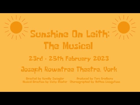 Sunshine On Leith: The Musical (2023 Trailer)