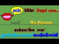 Angel eyes [MIDI - Instrumental] 