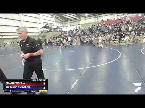77 Lbs Champ. Round 1 - Kellen Mitchell, AL Vs Stephano Calderon, SC D5ec