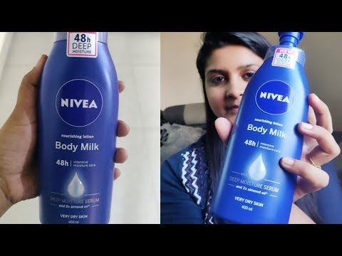 Nivea Nourishing Body Milk Lotion for Very Dry Skin with Almond oil