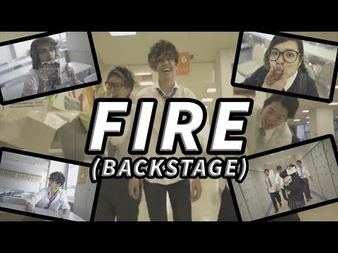 FIRE backstage with Akidearest, TheAnimeman and Sebastiano Serafini