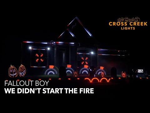 We Didn't Start The Fire by Fallout Boy | Halloween Light Show 2023