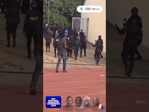 Heavy Police Presence at Baba Yara Stadium Ahead of NPP National Delegates Conference