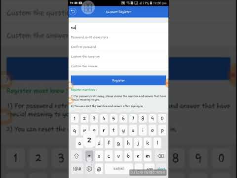 How to created gmail account for N-eye pro