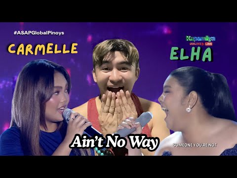 CARMELLE COLLADO VS. ELHA NYMPHA - AINT NOW WAY | BAKULAWAN ( REACTION VIDEO )
