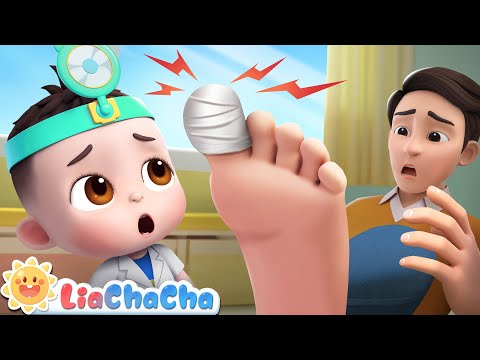 Daddy's Got a Boo-boo! 😭 | The Boo Boo Song for Kids | Kids Songs & Nursery Rhymes | LiaChaCha