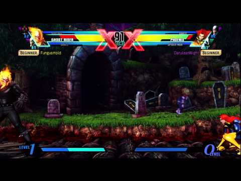 Ultimate Marvel vs Capcom 3 (PS3) -- Non-Ranked Matches 203 (Part 1/2)