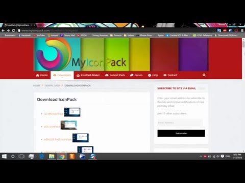 Computer Basics: How to change the Icons style [ For All Windows Versions ]