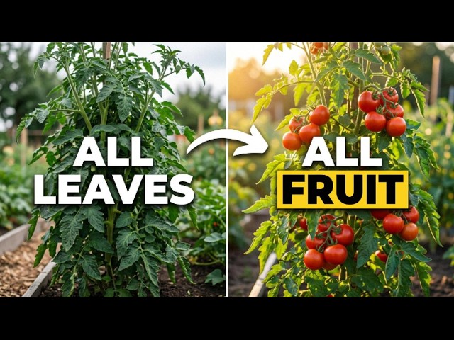 Why Your Tomato Plants Are All Leaves and No Fruit (The Science-Backed Fix) SDDEFAULT Thumbnail