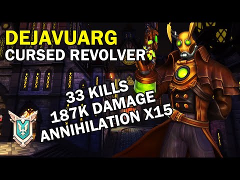 Best Flank 33 Kills 187K Damage DejavuArg Androxus Paladins Competitive (Master) CURSED REVOLVER