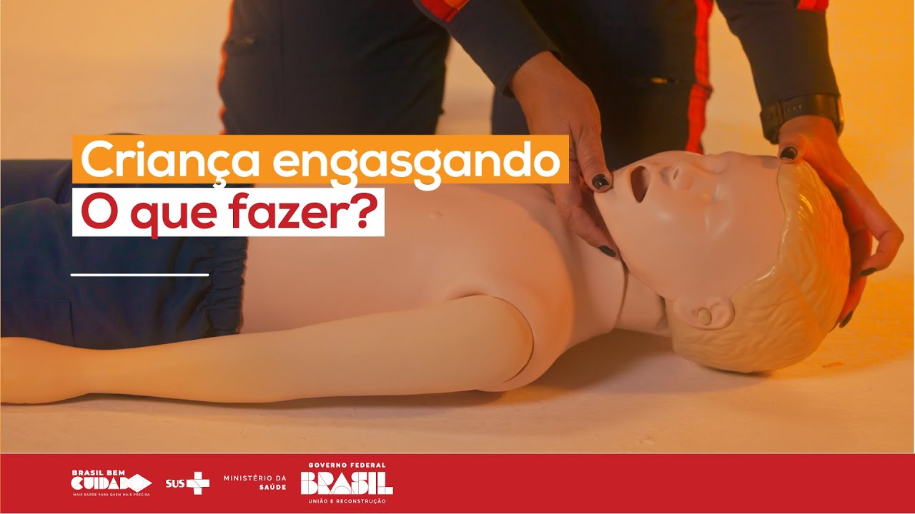 SAMU 192: O que fazer em caso de engasgo em crianças