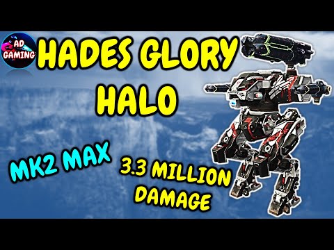 HADES GLORY HALO 3.3 MIL DAMAGE In FFA - War Robots MK2 Gameplay WR