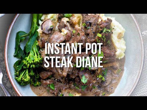 Instant Pot Steak Diane | Supergolden Bakes