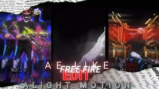 PHONK EDIT ☠️🔥 |FREE FIRE | ALIGHT MOTION