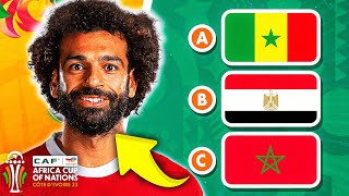 GUESS THE COUNTRY OF THE FOOTBALL PLAYER -  AFRICA CUP OF NATIONS 2023 | FOOTBALL QUIZ 2024