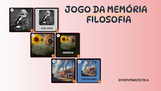Jogo da Memória de Filosofia