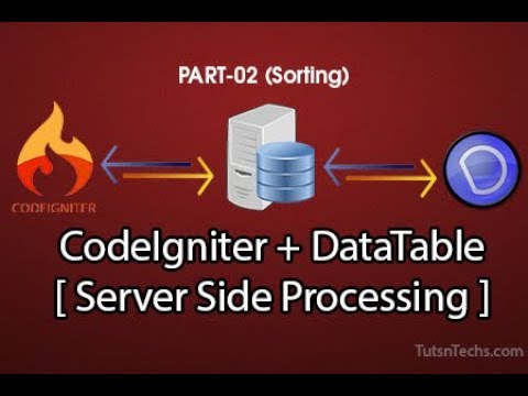 Part02 Jquery Datatable With Codeigniter Using Server Side Processing