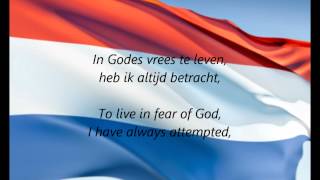 Dutch National Anthem - &quot;Het Wilhelmus&quot; (NL/EN)