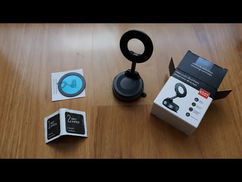 Gahenwo | Magnetic Phone Holder with Suction Cup | Unboxing
