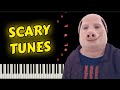 TOP 5 Horror Ringtones VERY EASY Piano John Pork Is Calling