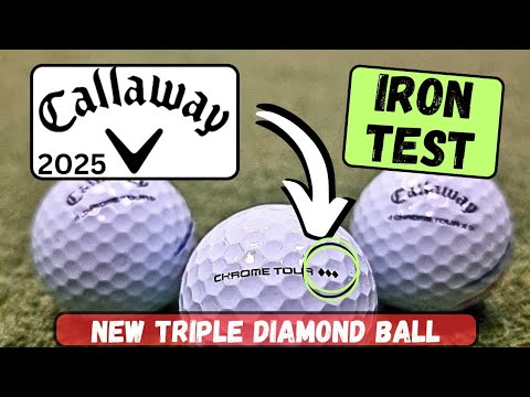 Callaway Has a NEW BALL! The TRIPLE DIAMOND Golf Ball - IRONS