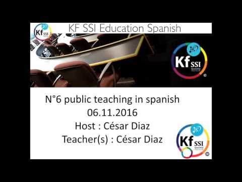 2016 11 06 PM Public Teaching in Spanish - Enseñanzas públicas en Español