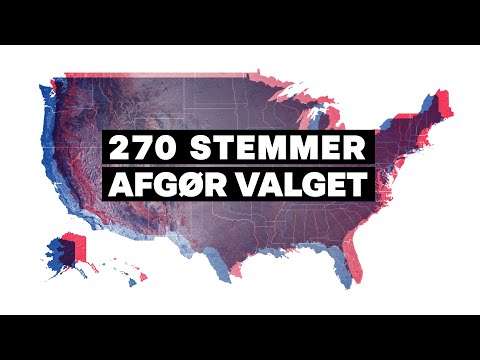 Derfor kan man blive USA's præsident uden flertallet af alle stemmerne