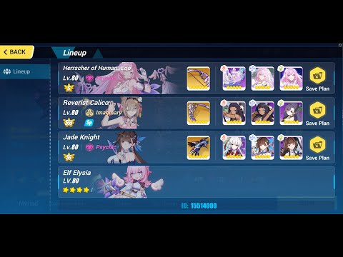 HI3 SEA - Nirvana Benares D462 - 755 pts - HOH(S0) JK(SS0) RC (Cez B)