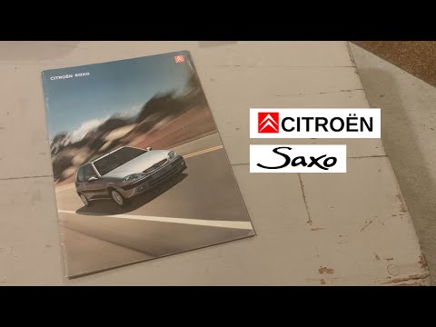 A Nerdy Look Through A Citroen Saxo Brochure - Matty's Cars