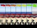 Minecraft Quality 144p 240p 360p 480p 720p 1080p 4k