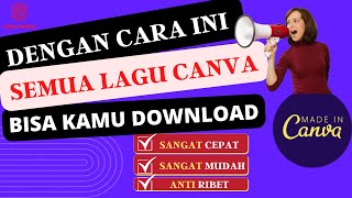 Download lagu CARA DOWNLOAD MUSIC CANVA mp3