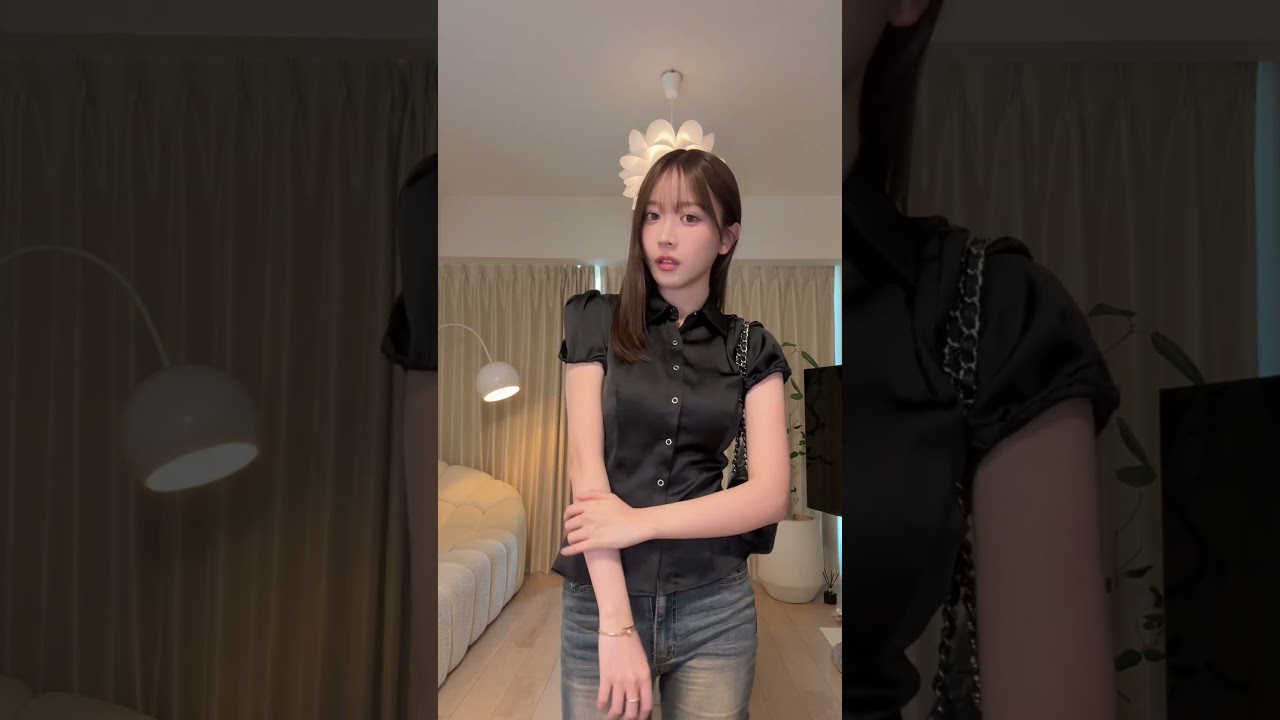 Zaraのサテンシャツ可愛すぎて全色買いしちゃった👗シルエットがかわいすぎる！#zara #zarahaul #購入品