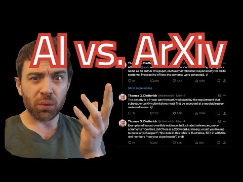 The AI ArXiv twitter drama is INSANE #arxivgate