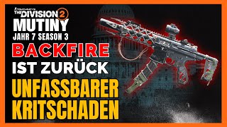 BACKFIRE is back! Incredible critical damage in The Division 2 / The Division 2 German Build Guide